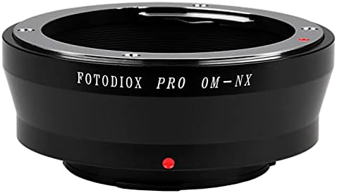 עדשת העדשה של Fotodiox, עדשת Olympus om Zuiko ל- Samsung NX מתאם מצלמה - מתאים ל- Samsung NX1, NX3000, NX30,
