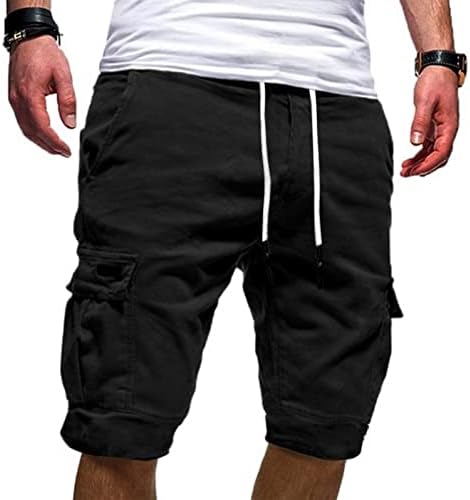 מכנסי מטען לגברים של NYYBW - כושר רגוע בכושר קל משקל רב -כיס מסווג מכנסיים חיצוניים, רגליים וגדלים