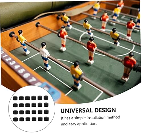 Inoomp 24 pcs מכונת כדורגל מכסה כובע מגן על צינור שולחן עבודה צעצועים כדורגל לילדים כדורי כדורגל