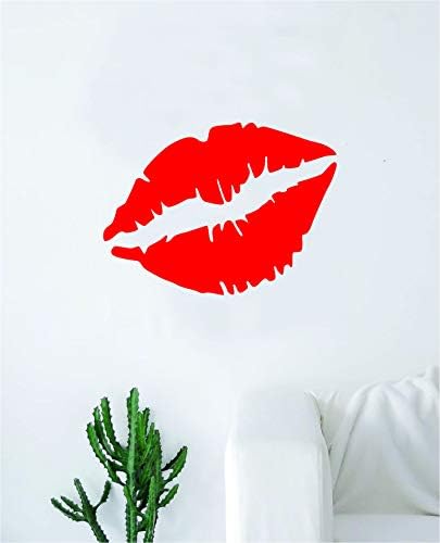 מדבקות בופ שפתיים מדבקות קיר אדום מדבקה ויניל חדר שינה חדר שינה סלון קישוט קישוט נערות נערות יופי נשים ריסים יפות