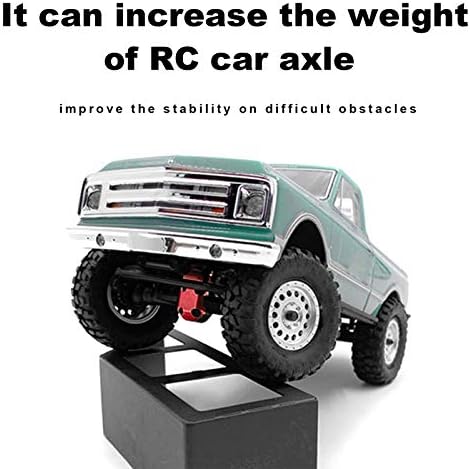 כיסוי שונה, כיסוי ציר RC מסוגנן ונדיב נדיב עם חומר סגסוגת אלומיניום לסימולציה RC רכב