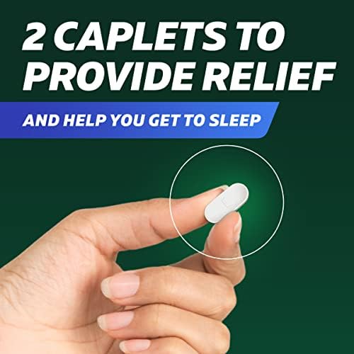 Excedrin PM סיוע בשינה עם שכבות הקלה על כאבי ראש לכאבי ראש ליליים וחוסר שינה - 100 ספירת
