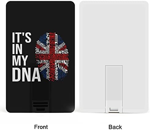 זה ב- DNA שלי דגל בריטי דגל USB כונן אשראי עיצוב כונן הבזק USB כונן אגודל דיסק 32 גרם