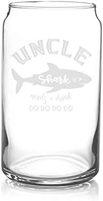 וראקו הדוד כריש צריך לשתות יכול בירה זכוכית מצחיק יום הולדת מתנות כריש יום אב עבור חדש אבא אבא הדוד