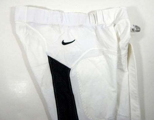משחק הכדורגל של מישיגן מדינת מישיגן הוציא מכנסיים לבנים עם גודל חגורה 42 - משחק קולג 'בשימוש