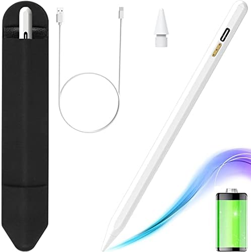 עט Stylus תואם ל- Apple iPad, עיפרון ג'ייקייק אייפד עם טעינה מהירה, איתור הטיה עבור iPad Pro, iPad 6-10th