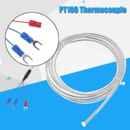 חוט צמד תרמי, PT100 ThermoCouple 3 חיישן תיל ראש חישן טמפרטורה משדר טמפרטורה למטר, חיישני טמפרטורה