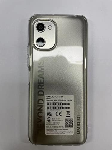 UMIDIGI C1 מקסימום טלפון סלולרי לא נעול, 6GB +128GB אנדרואיד 12 50MP +8MP מצלמה 256 ג'יגה