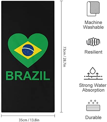 אהבה מגבות ידיים בברזיל פנים גוף שטיפה בגין מטליות רחיצה רכות עם חמוד מודפס למטבח אמבטיה מלון יומיומי שימוש