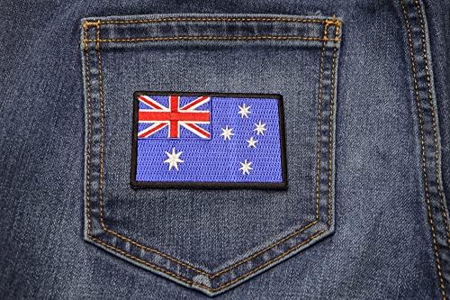 תיקון דגל אוסטרלי - 3x2 אינץ '. ברזל רקום על תיקון