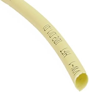AEXIT צהוב 2 ממ חיווט וחיבור DIA 2: 1 צינורות חום פוליאולפין צינור צינור צינור חום צינור חום 5M