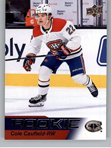 2021-22 סיפון עליון NHL Star Rookies Set Set 1 Cole Caufield Montreal Canadiens Hockey NM-MT