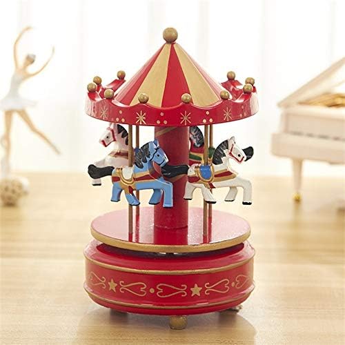 Lkkybooa קופסת מוזיקה חדשה של קרוסלת קרוסלה לחברה מתנה ליום הולדת צעצועים לילדים תכשיטים מלאי מתנות