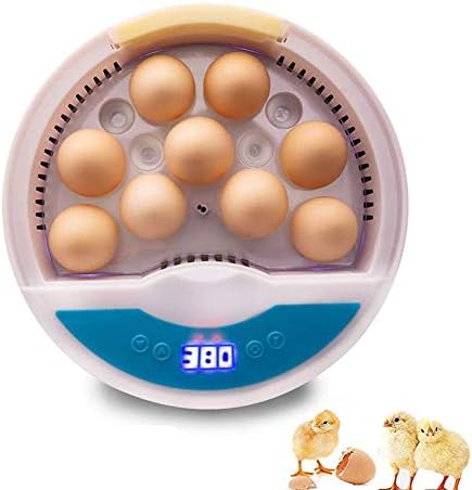 103234536 ביצת חממת 9 ביצים אוטומטי הפיכת עופות האצ ' דיגיטלי הוביל תצוגת טמפרטורת שליטה עבור שליו תרנגולות ברווזים