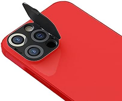 כיסוי עדשת מצלמה אייסופט תואם לאייפון 12 פרו מקס יחד עם כיסוי מצלמה קדמית לאייפון, הגן על הפרטיות והאבטחה