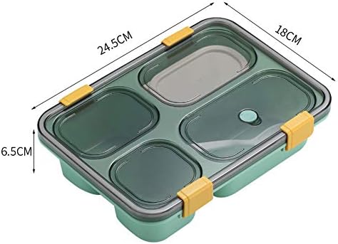 קופסת אוכל לחימום מיקרוגל, תאים נפרדים לסטודנטים קופסת אוכל, קופסת אוכל מפלסטיק אטומה עם כלי שולחן-2020-8-25