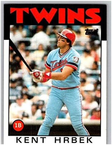 1986 Topps Baseball 430 KENT HRBEK MINNESOTA תאומים רשמי מסחר ב- MLB