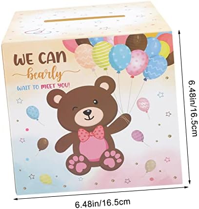 טוינדונה 1 סט מגדר לחשוף קופסא הזמנות למסיבות תינוקות למבחן מגדר לתינוקות נער או נערות קופסת פצב