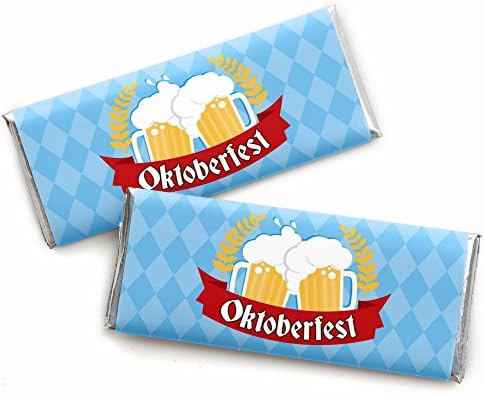 אוקטוברפסט - קנדי ​​בר עטיפת פסטיבל בירה גרמנית טובות - סט של 24