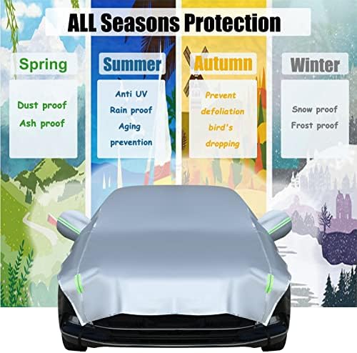 חצי מכונית גוף מכסה את כל מזג האוויר, חיצוני מקורה לכל העונה אטום למים אטום אבק אטום עמיד לרכב