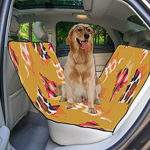 כיסוי מושב כלב מותאם אישית מעופף עיצוב סגנון יד נמשך הדפסת רכב מושב מכסה לכלבים עמיד למים החלקה עמיד רך לחיות