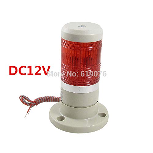 תעשייה DC12V זמזם אדום מגדל אור אור אזהרה תעשייתית מנגנון אזעקת אזעקת