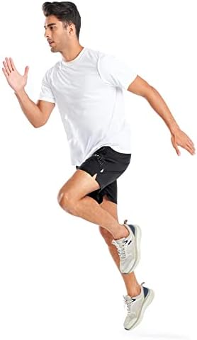 מכנסי כושר חדר כושר של Northyard Mens Short 5 אינץ 'מכנסיים אתלטי יבש מהיר לגברים -ספורט אימון פעיל במשקל אור