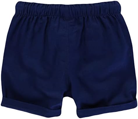 בגדי ילד פעוטות כותנה HZXVIC, תלבושות קיץ לילדים למכנסיים קצרים חולצת טריקו ומכנסיים מוגדרים 2-7T