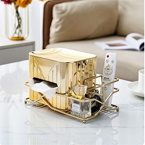 ZHUHW צבע זהב קופסת בית קופסת מטבח שולחן מפית מפית אמבטיה מחזיק נייר טואלט סלון רקמות אחסון רקמות