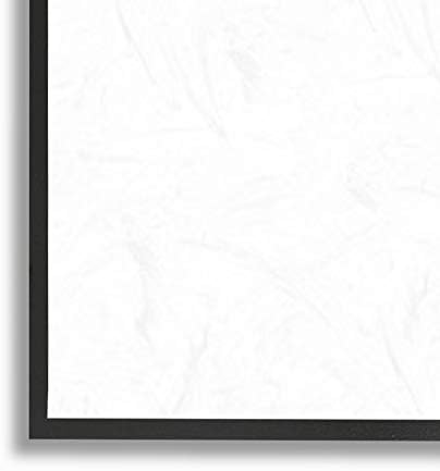תעשיות סטופל חגיגות חגיגיות פנים לחג הפנים אח, עוצב על ידי ג'ס ברוגינק שחור ממוסגר קיר אמנות, 11 x