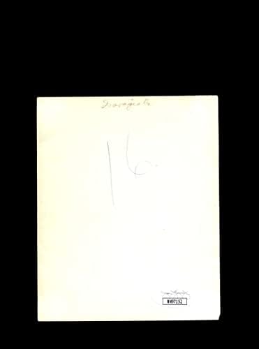 JOE GARAGIOLA JSA COA חתום וינטג '4x5 1940 סנט לואיס קרדינלס חתימה מקורית