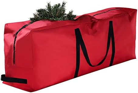 עונתי / חג המולד אבזר אחסון תיק ברור, עבור מתאים עד גבוה חג מלאכותי מפורק עצי זר תא אחסון מיכל חג
