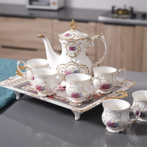 GRETD PHNOM PENH ROSE CERAMIC Making Cofee Cofee Cupe Set Tea Cup Teapot Set Set Suppers