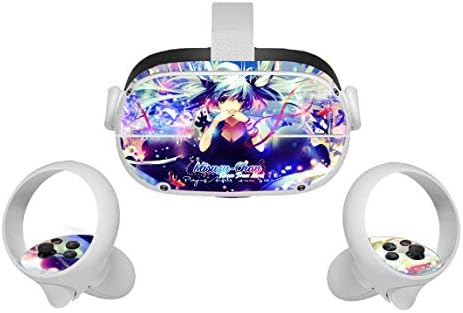 הזמרת Girl VR Oculus Quest 2 Skin VR 2 אוזניות עורות ובקרות מדבקות מדבקות מגן אביזרי מגן