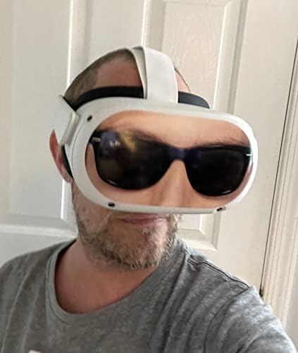 משקפי שמש זכר מדבקות לאוזניות Quest 2 VR - Meta / Oculus - מדבקת ויניל מבריק