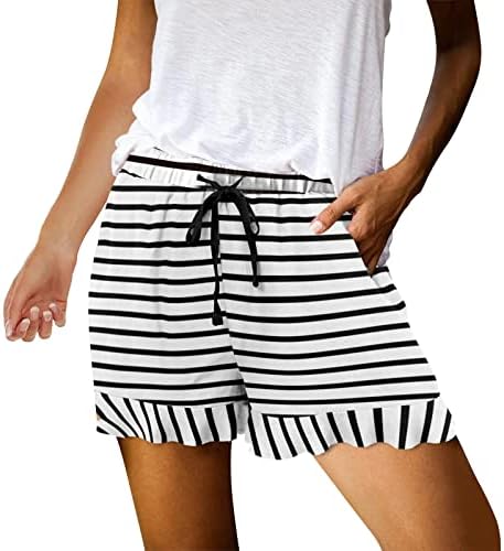 מכנסיים קצרים לנשים מזדמנים אלסטיים אלסטיים מכנסיים קצרים נוחים בקיץ קלים מכנסיים קצרים מכנסיים בכיסים 2023