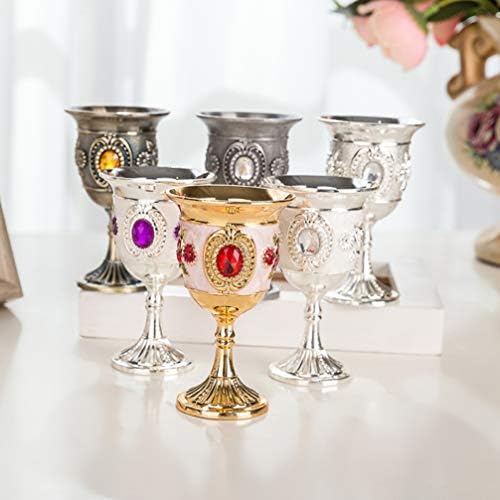 בציר מתכת יין זכוכית יין גביע משקאות לשתות גביע כוס רומנטי חידוש מתנה
