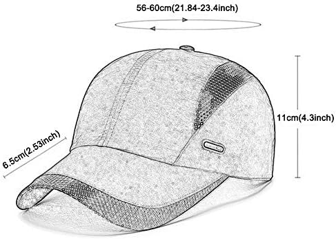 קיץ מתקפל ריצה כובע מהיר ייבוש ספורט כובע 50 + לעכב רשת כובע