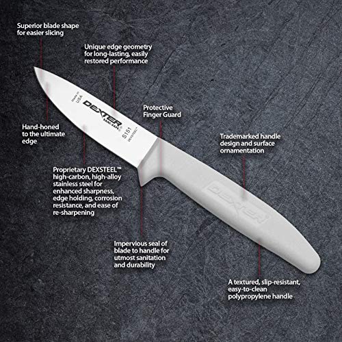 סכין ירקות של דקסטר-רוסל 3½ אינץ ', S151PCP, סדרה SANI-Safe