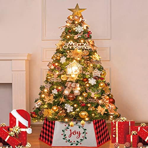 CA מצב עץ חג המולד צווארון בגודל 30 אינץ