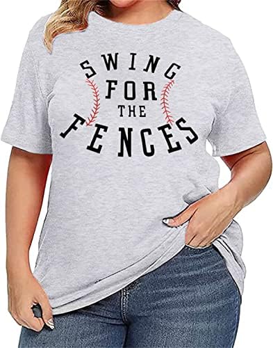 פלוס גודל בייסבול חולצת אמא נשים אוהבות לב גרפי בייסבול גרפי חולצה אמהות יום בייסבול מתנת בייסבול