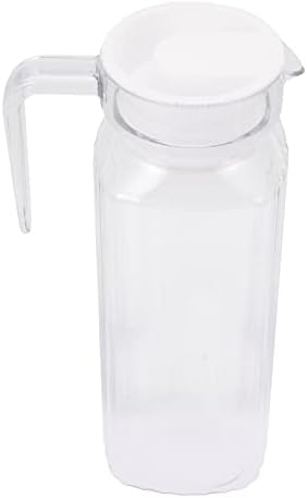 מקרר משקאות יארדווה קנקן פלסטיק עם מכסה וידית, קנקן מים 1100 מל למים קרים, קנקן לתה קרח ותוצרת