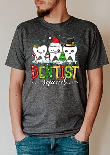 חולצת חג המולד של טיידי שיניים, חולצת סתיו של חולצת שיניים, חולצת רופא שיניים בסנטה, מתנה לרופא שיניים,