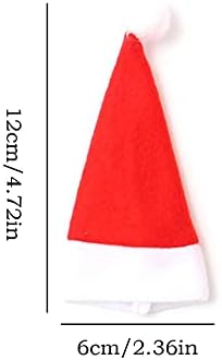 חג המולד סנטה כובע כלי כסף מחזיקי חג המולד כלי שולחן מזלג כף סכין אחסון תיק מיני חג המולד כובעי חג המולד