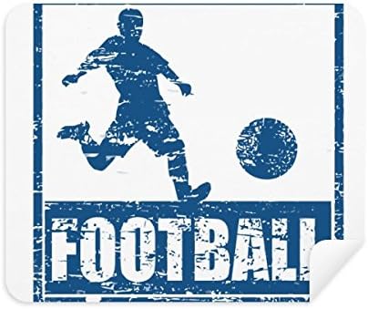 כחול כדורגל נגן בעיטת כדורגל ניקוי בד מסך מנקה 2 יחידות זמש בד