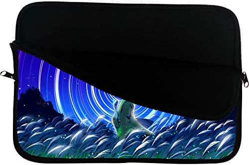 Hamatora האנימציה אנימה אנימה שקית שרוול מחשב נייד 15 אינץ 'מארז מחברת עם משטח Mousepad - הגן