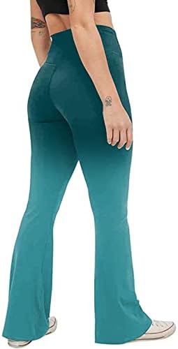 נשים של מזדמן אתחול-רגל יוגה מכנסיים נשים של יוגה מכנסיים אלסטיות גבוהה מותן סקסי למתוח צבעוני הדפסה