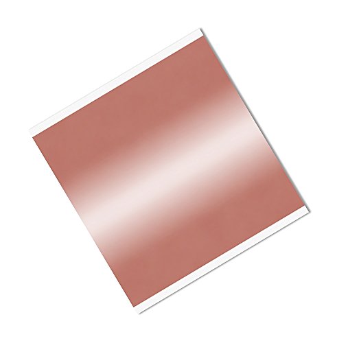 TapeCase CFL-5A 0.75 X 1 -250 סרט נייר כסף נחושת עם דבק אקרילי לא מוליך CFL-5A, 0.0035 מיליון עובי,