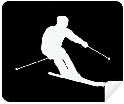 שחור חורף ספורט סקי מתאר ניקוי בד מסך מנקה 2 יחידות זמש בד