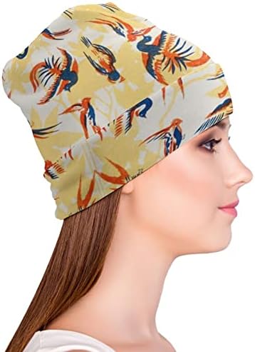 בייקוטואן רטרו דפוס תוכי הדפסת כפת כובעי גברים נשים עם עיצובים גולגולת כובע